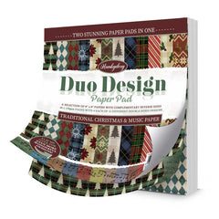 Duo Design Paper Pads - Traditional Christmas & Music Paper-1