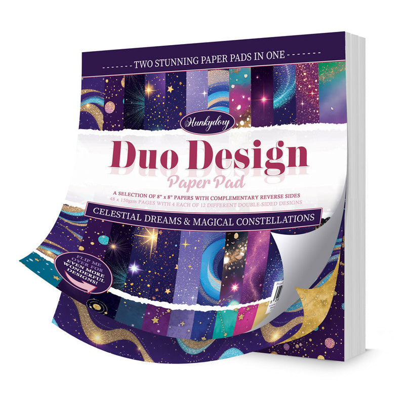 Duo Design Paper Pads - Celestial Dreams & Magical Constellations-1