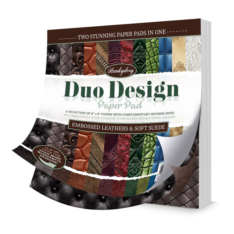 Duo Design Paper Pads - Embossed Leathers & Soft Suede-1