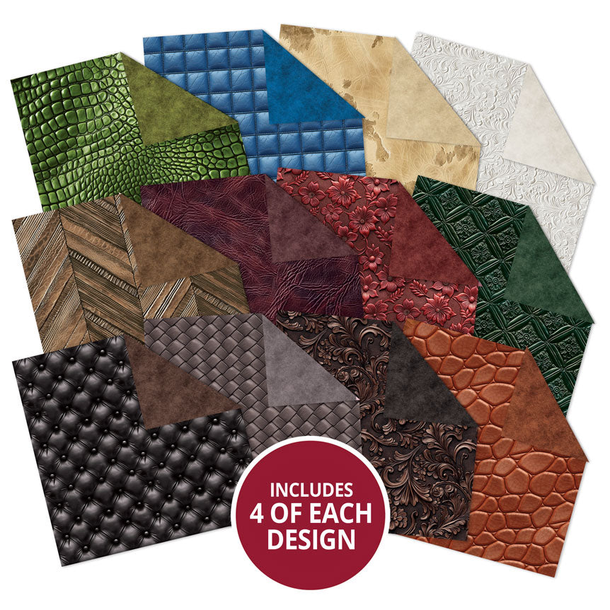 Duo Design Paper Pads - Embossed Leathers & Soft Suede-2
