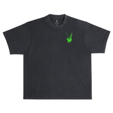 Color Bars X Playboy 'Flames 2.0 Boxy Fit' Tee - Black/Green-1