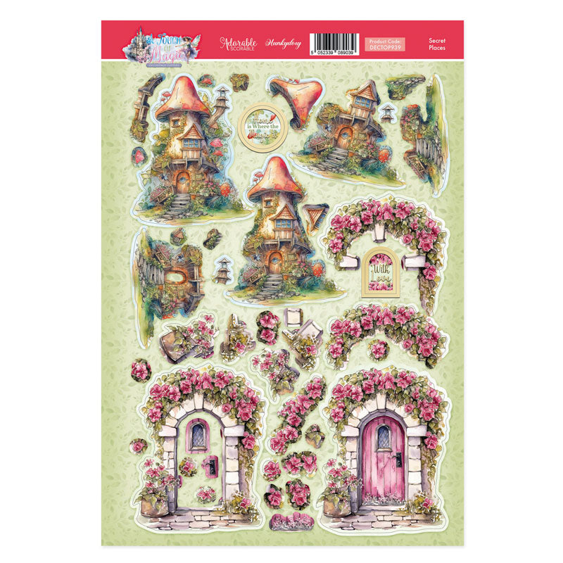 Secret Places Decoupage Topper Sheet-1