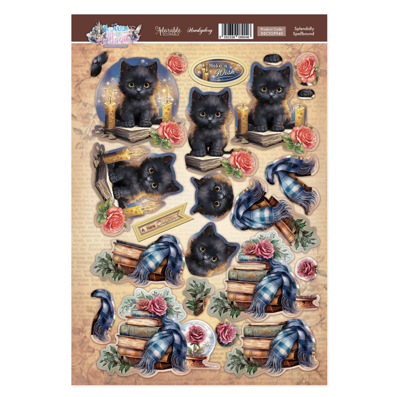 Splendidly Spellbound Decoupage Topper Sheet-1