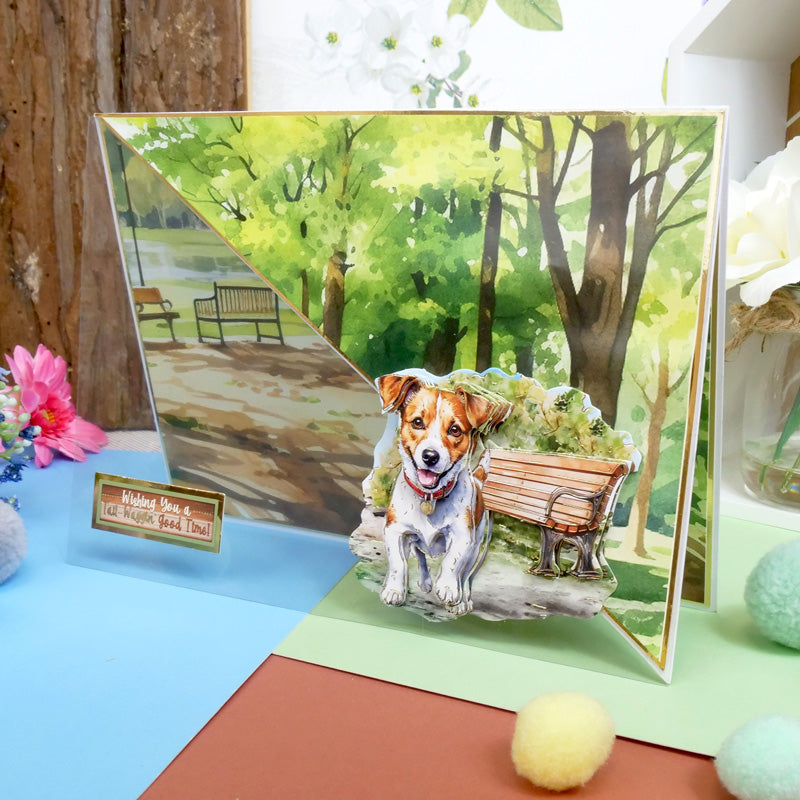Jack Russell Terrier & Beagle Decoupage Topper Sheet-10