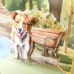 Jack Russell Terrier & Beagle Decoupage Topper Sheet-11