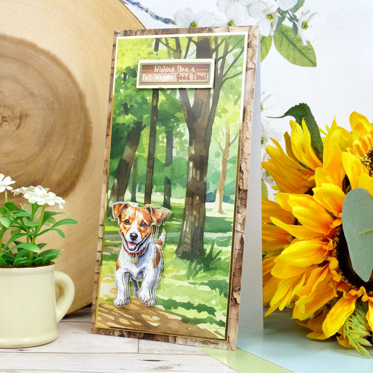 Jack Russell Terrier & Beagle Decoupage Topper Sheet-2
