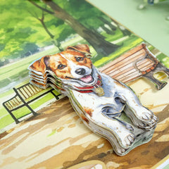 Jack Russell Terrier & Beagle Decoupage Topper Sheet-3