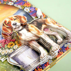 Jack Russell Terrier & Beagle Decoupage Topper Sheet-6