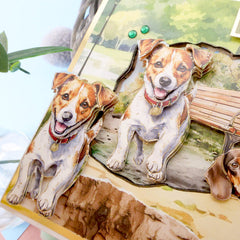 Jack Russell Terrier & Beagle Decoupage Topper Sheet-9