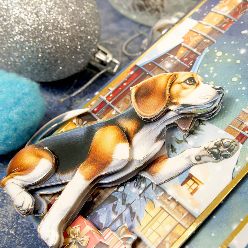 Jack Russell Terrier & Beagle Decoupage Topper Sheet-5