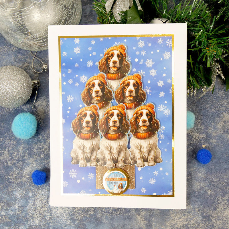 Labrador Retriever & English Springer Spaniel Decoupage Topper Sheet-6