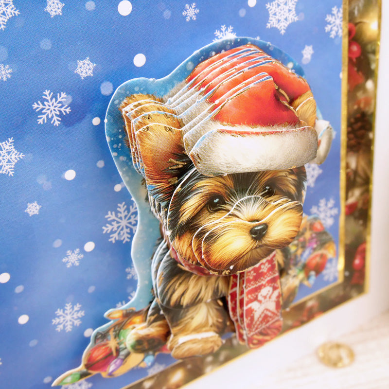 Yorkshire Terrier & French Bulldog Decoupage Topper Sheet-3
