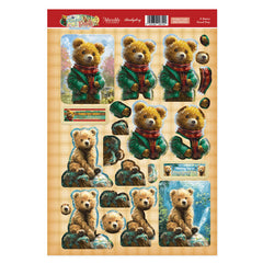 A Beary Good Day Decoupage Topper Sheet-1