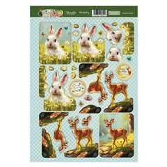 Forest Friends Decoupage Topper Sheet-1