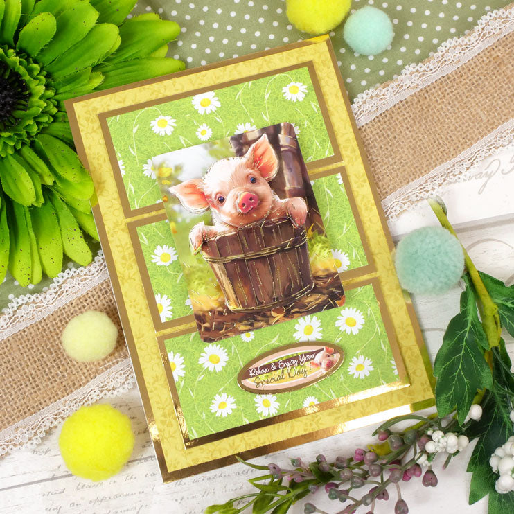 Fun at the Farm Decoupage Topper Sheet-2