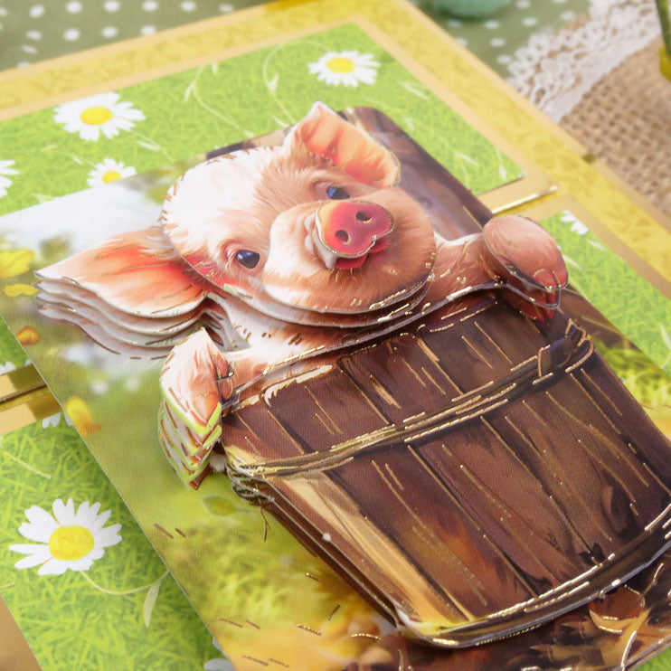 Fun at the Farm Decoupage Topper Sheet-3
