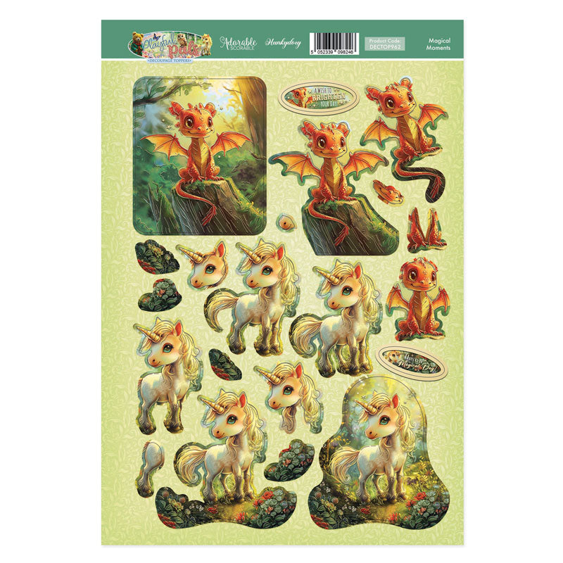Magical Moments Decoupage Topper Sheet-1