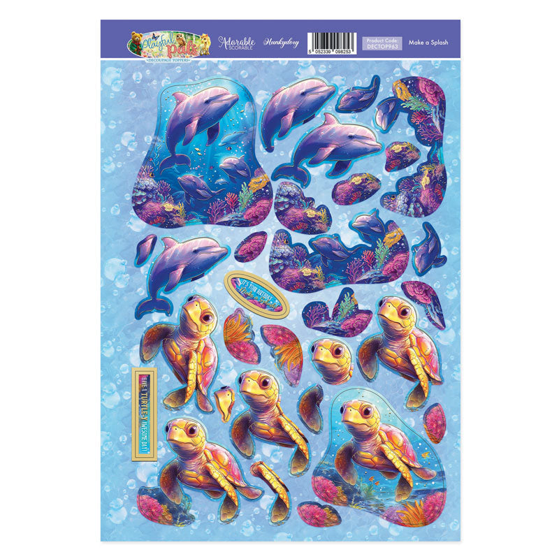 Make a Splash Decoupage Topper Sheet-1