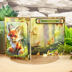 Hoja de adornos para decoupage de bosque maravilloso-6
