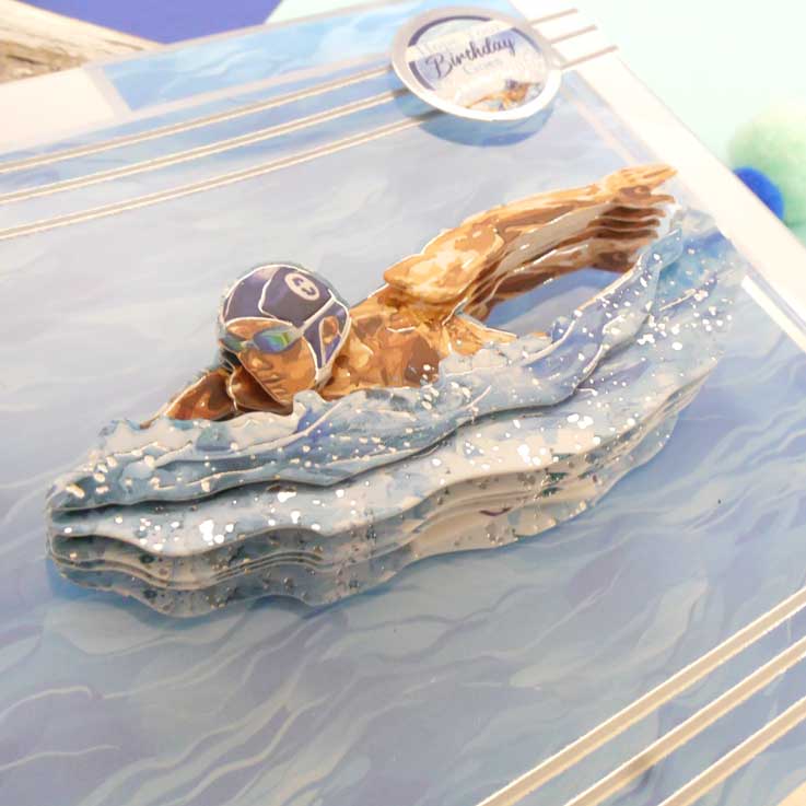 A Splashing Time Decoupage Topper Sheet-3
