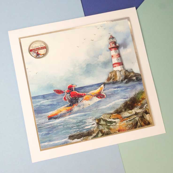 A Splashing Time Decoupage Topper Sheet-4
