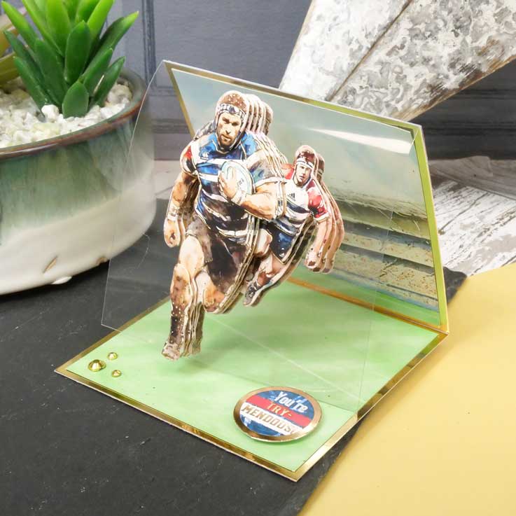 On the Pitch Decoupage Topper Sheet-2