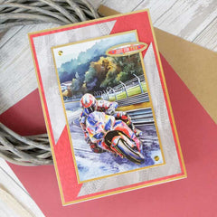 On Your Bike Decoupage Topper Sheet-4