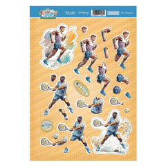 The Champions Decoupage Topper Sheet-1