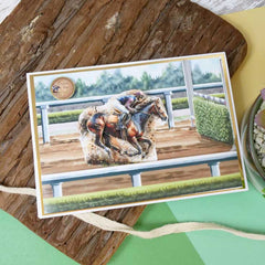 The Race is On Decoupage Topper Sheet-4
