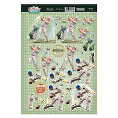Winning Swings Decoupage Topper Sheet-1