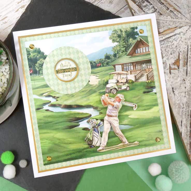 Winning Swings Decoupage Topper Sheet-4