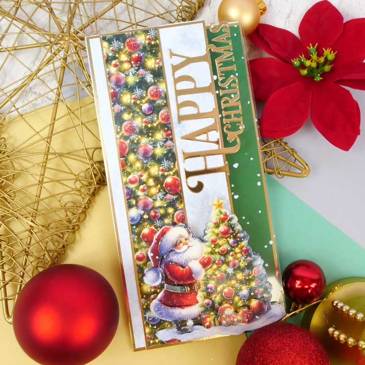 Père Noël amusant : feuille de découpage à monter-2