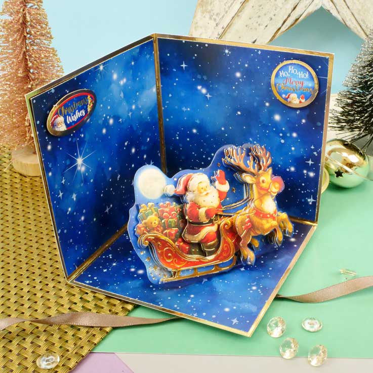 Père Noël amusant : feuille de découpage à monter-4