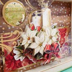 Feuille de dessus de découpage feuillage festif-3