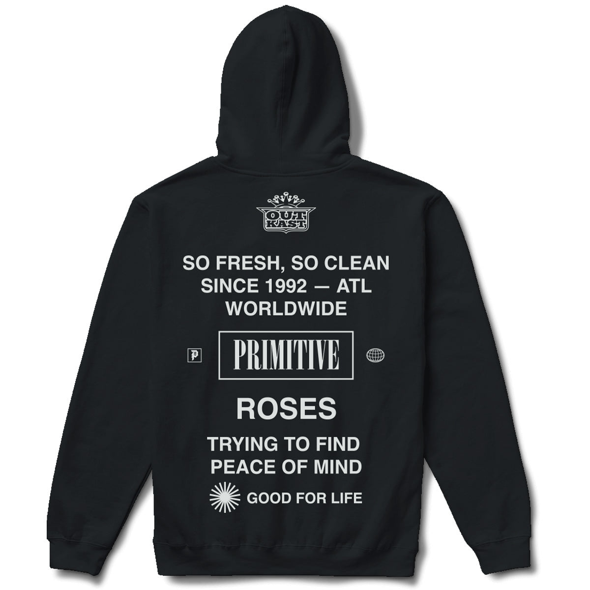 Primitive X Outkast 'Stripes' Hoodie - Black-2