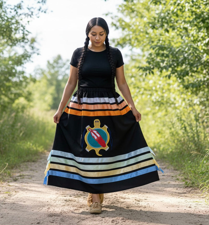 Turtle's Honor Ribbon Skirt-1