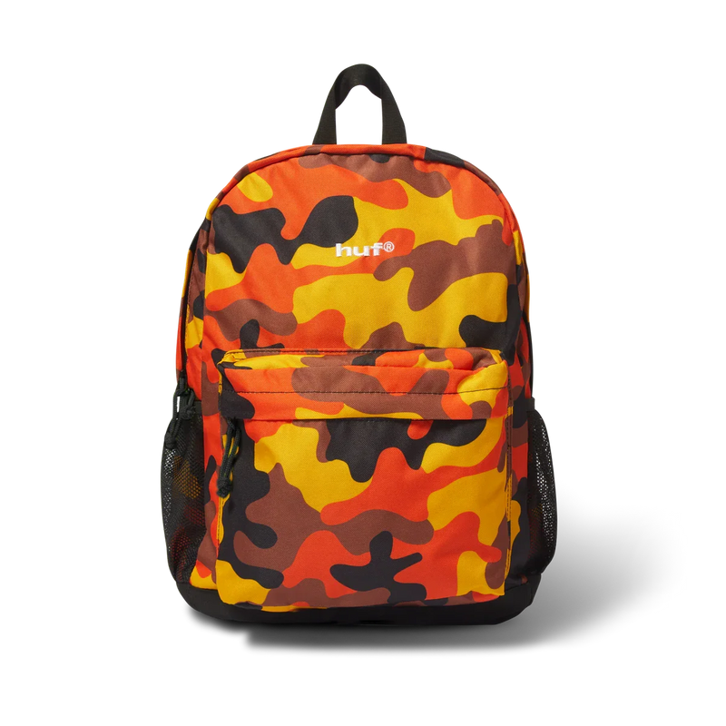 HUF '89 Logo' Backpack - Lava Camo-1