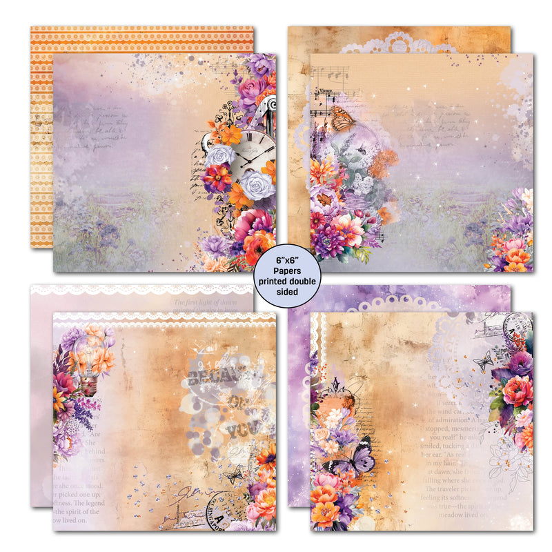 3Quarter Designs Dawns Glow 6x6 Paper Pack-3