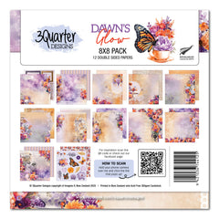 3Quarter Designs Dawns Glow 8x8 Paper Pack-1
