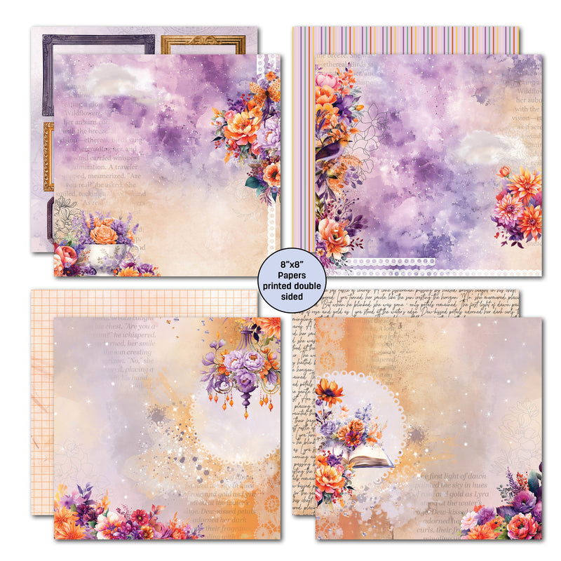 3Quarter Designs Dawns Glow 8x8 Paper Pack-2