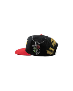 DGK 'Archangel' Snapback Cap - Black/Red-2