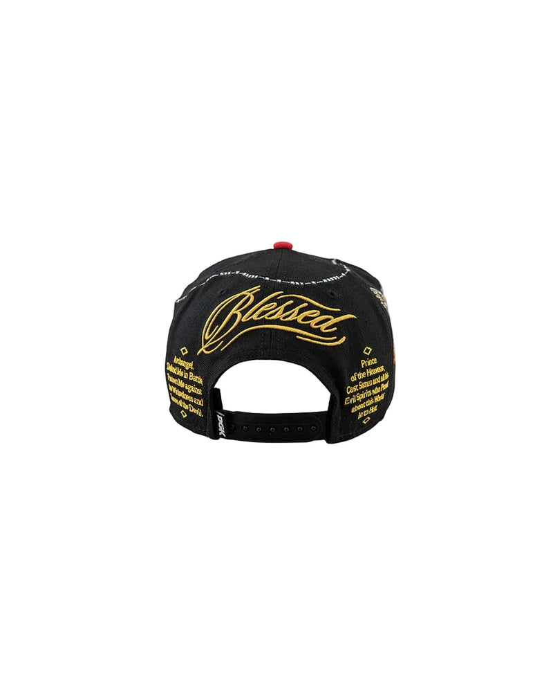 DGK 'Archangel' Snapback Cap - Black/Red-3