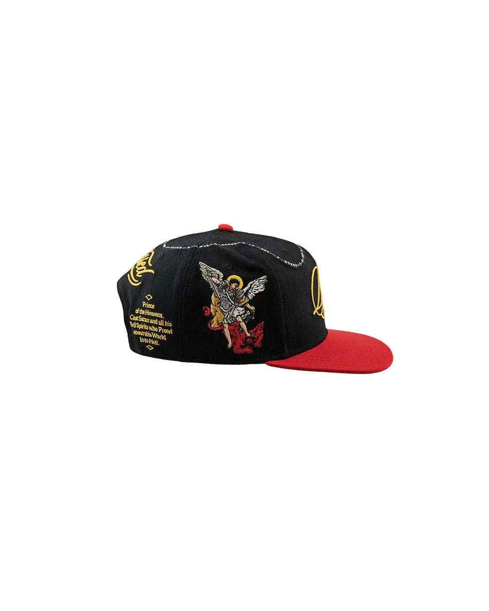 DGK 'Archangel' Snapback Cap - Black/Red-4
