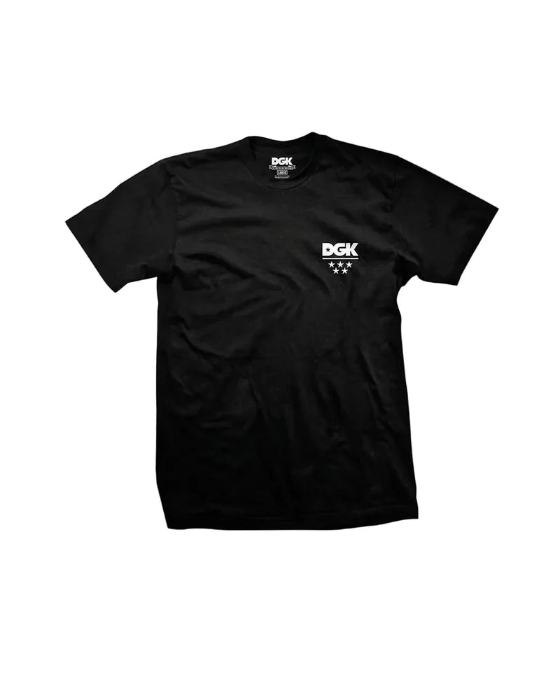 DGK 'All Star Mini Logo' Tee - Black-1