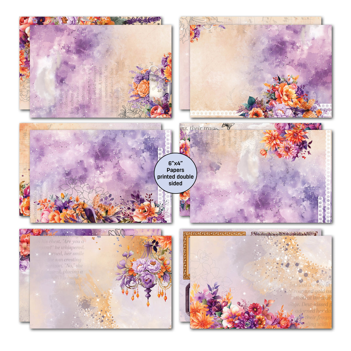 3Quarter Designs Dawns Glow 6x4 Card Pack-3