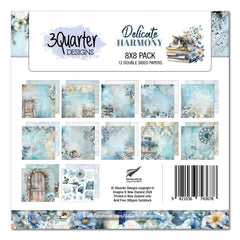3Quarter Designs Delicate Harmony 8x8 Paper Pack-1