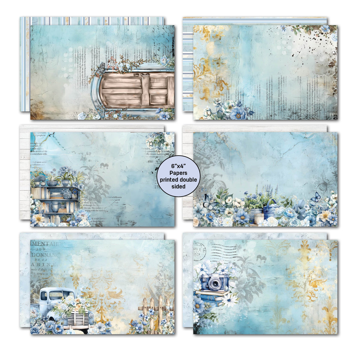 3Quarter Designs Delicate Harmony 6x4 Card Pack-3