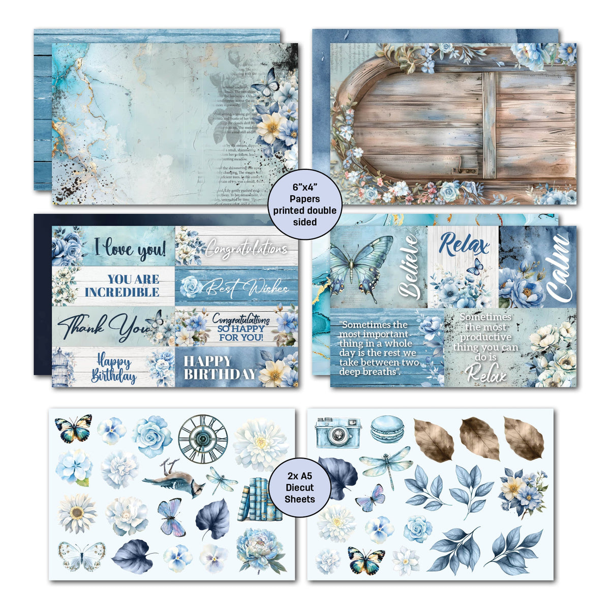 3Quarter Designs Delicate Harmony 6x4 Card Pack-5
