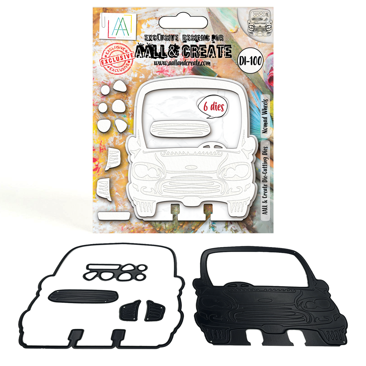 AALL and Create - Die-Cutting Die Set - Nomad Wheels-1