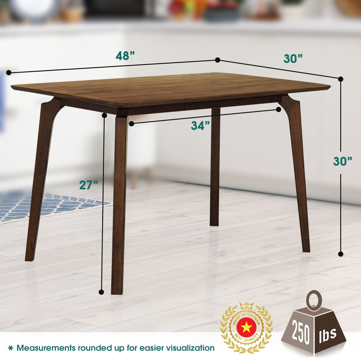 Verve 48 Inches Dining Table-12